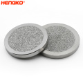 Disco de filtro de acero inoxidable de micras reutilizable con anillo de sellado de acero para alimentos y industrias farmacéuticas